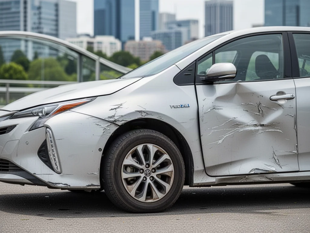 Uszkodzona Toyota z aukcji: co sprawdzić w hybrydzie i aucie miejskim?